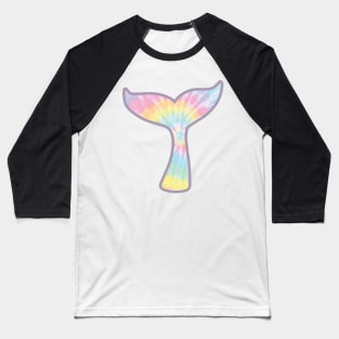 Mermaid Tail - tie dye Baseball T-Shirt